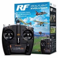正版  RealFlight Evolution 模擬器 + DX USB線版遙控器 遙控模擬軟體 RFevo