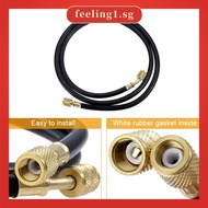 【FEELING】59inch AC 800PSI Refrigeration Charging Hose Guage HVAC 1/4 SAE R410a R134a