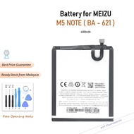 Battery for MEIZU M5 NOTE ( BA - 621 ) 4000mAh with free opening tools