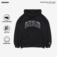 HOOLIGANS Hoodie Bold Flame - Black Hoodie Oversized Hoodie Man