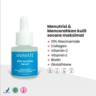 Animate Rich Nutrition Serum 20ml to Nourish and Brighten Skin Maximumly - Skincare Facial Care BPOM