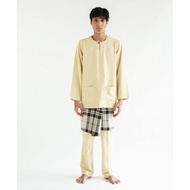 PETRA - Abraham Baju Melayu Teluk Belanga (Soft Yellow)