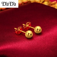 Original 916 Gold Earring Round Bead Earrings Girls Gold Earrings Subang Emas Perempuan Viral Murah Anting Emas Malaysia