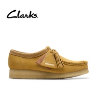 Clarks Womens Wallabee. Shoes - Golden Tan Suede Kasut Perempuan