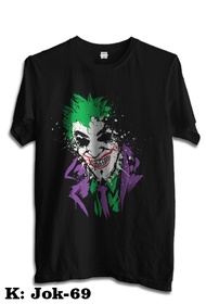 kaos joker 69 kaos black pria/wanita nyaman dipakai