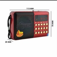 ORIGINAL JOC Radio Speaker 30 Juzuk Al Quran Rechargeable USB & MicroSD Card Slot Radio Quran Zikir 