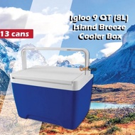 Igloo 9 QT (8L) Island Breeze Cooler Box - 13 Cans | Blue with White Top