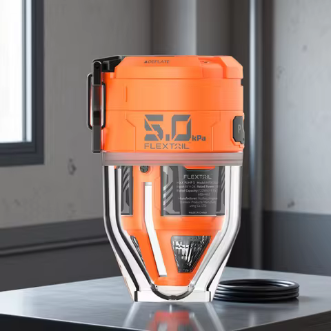 FLEXTAIL MAX PUMP 3 - Electric Air Pump, Portable Camping Pump with 3 Level Ambient Light for Air Be