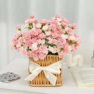 bunga hiasan meja Gypsophila mewah, bunga simulasi, hiasan bunga palsu, ruang tamu, meja kopi, hiasa