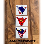 STICKER INKJET FLAG COUNTRY STICKER FLAG NEGARA THAILAND / VIETNAM / MALAYSIA / STICKER SAV GAZA