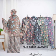 mukena jumbo bunga batik dewasa