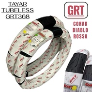 TIRE TYRE TAYAR TUBELESS GRT GRT368 CORAK BUNGA DIABLO ROSSO 70/80-17 70/90-17 80/90-17