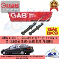 HONDA CIVIC EJ SH3 SH4 / CIVIC EG SR3 SR4 GAB SUPER GAS SHOCK ABSORBER REAR 2PCS