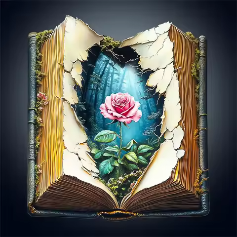 Wooden Puzzles for Adults, 200pcs Jigsaw Puzzle, Unique Blooming Story Design, Family Game