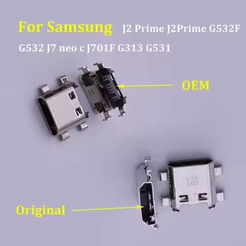 10-100pcs usb charging connector for Samsung Galaxy J2 Prime J2Prime G532F G532 G313 G531 J7 neo c J