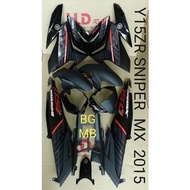 COVERSET Y15ZR V2 SNIPER MX 2015 BG MB BLACK HITAM HLD HONLID SNIPER MX2015 Y15 Y15V2 COLOUR PARTS