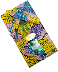【Sleek】 Gold Wax Print African Anakra Fabric 100% Cotton African Wax Fabric Nigerian Ghana Real Wax