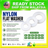 **Nylon Flat Washer M2-M20 | Plastic Insulating Washer for Motorcycle Motorbike Automotive Electroni