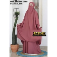 Set Setelan GAMIS FRENCH KHIMAR RENDA WOLFIS Toko Ridhi