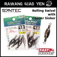 SANTEC ROLLING SWIVEL WITH COPPER SINKER 79111 EXTRA STRONG
