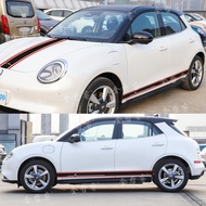 ORA Good Cat EV ORA 07 สติ๊กเกอร์รถแมวขาว แมวดำ R1 R2 สติ๊กเกอร์ตัวถัง การตกแต่งการปรับแต่งรถ