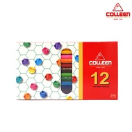 Colleen Colored Pencils Long Rod 12 Colors Model 775 Square Single Head Colleen Colour Pencil