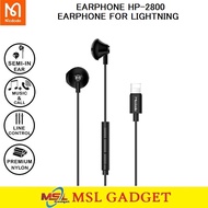 Mcdodo Handsfree Headset Earphone iPhone / iPad Lightning HP-2800
