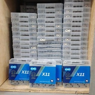 KMC X11 11 Speed Kmc 118 Quick Link Silver Chain