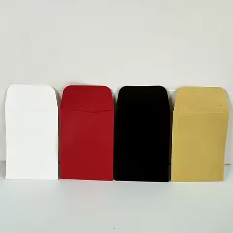 50pcs/lot 12x9cm Envelope Jewelry Parts Storage Bag for Card Earring Necklace Bracelet Gift Packagin