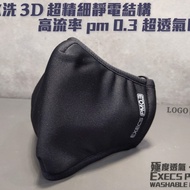 殛度透氣 PM 0.3 可水洗防霾口罩