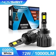 Novsight N39 9005 9006 H4 H7 H11 Mini Designed Car LED Headlight Light Bulb Fog Lamp 72W 10000LM