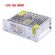 yingke Ac-Dc 12v 5a Power Supply 12v 5a 60w Led Driver Dc12v Aluminum Ac 110v 220v To 12v Lighting Transformer 5a 12v 60w For Led Light