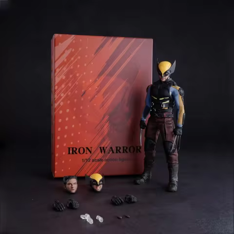 Original In Stock Nwtoys Wolverine Movable Soldier Model X Men Super Hero Iron Warrior Simulation 6"