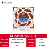 Noctua NF-A4x20 40x40x20mm Cooling fan 5V/12V and 3pin /4pin PWM quiet For Computer Case Cooling CPU