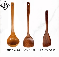 1 Set Wooden Utensils Kitchen Set And Wares Sandok Kahoy Set For Kitchen Big Wooden Spoon For Cookin