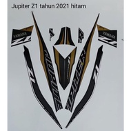 STRIPING STICKER YAMAHA JUPITER Z1 2021 BLACK GOLD STICKER JUPITER Z1 BLACK GOLD 2021