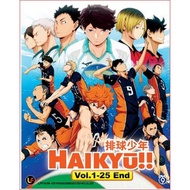 DVD ANIME Haikyuu !! Volleyball Complete Series Anime