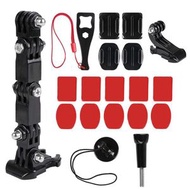 屯京 - 摩托車 頭盔下巴攝像固定底座 適用於 GoPro 8 7 6 5 4 XiaoYi 安裝支架 固定器 頭盔支架