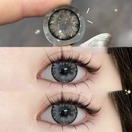 ((Free Box) -100~-600 Color Contact Lens Half Year Throw Contact Lens Contact Lens Myopia Contact Le