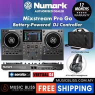 Numark Mixstream Pro Go Battery-Powered Standalone DJ Controller