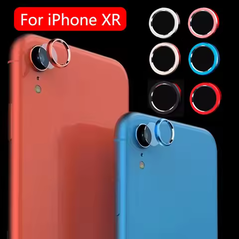 Metal Back Lens Protector Ring for IPhone XR Aluminun Alloy Back Camera Protective Ring Accessories 