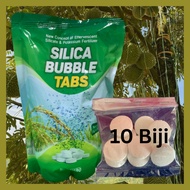 [ORIGINAL] 10 biji BAJA GIBBERELLIC ACIDS (GA3) 20% SILICA BUBBLE TABS SOLUBLE TABLET/Tablet Mudah L