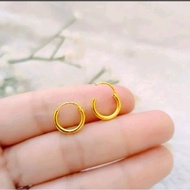 TITANIUM JEWELRY ROUND GYPSY BABY EARRINGS ANTI-RUST, GYPSY EARRINGS POLOS ELEGAN