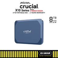 Crucial X10 External Portable SSD - 8TB (3Yrs Crucial Warranty)