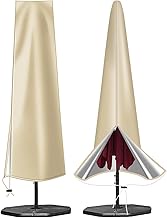 OKPOW Umbrella Cover 420D Oxford Fabric Patio Umbrella Covers Waterproof with Zip (190 x 30 x 50cm),