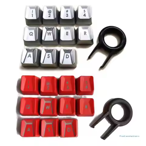 11 Keys Universal Gaming Mechanical Keyboard Keycaps Replacement for Romer G Switch G910 G810 G413 G