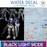 Decal HG 1/144 The Wich Mix2 -​ Aerial rebuild/Gundam Pharaoht/Heindree/Zowort/Tickbalang S.I.M.P. M