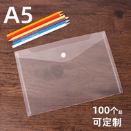 Beg Plastik Fail A5 Beg Fail Plastik Tebal Fail Perubatan Organizer Pelajar Beg Fail Plastik Transpa