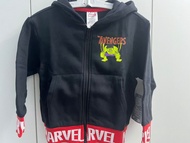 Marvel 復仇者聯盟 兒童 有帽 外套 黑色