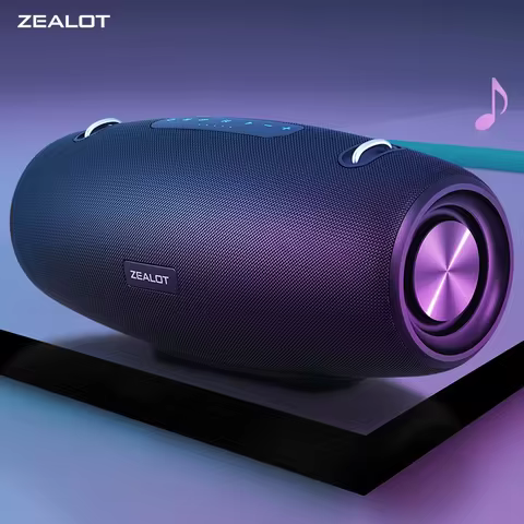 Zealot-S67 60W Portable Bluetooth Speaker Outdoor Party Speaker Big Loud Speaker Excellent Bass Perf